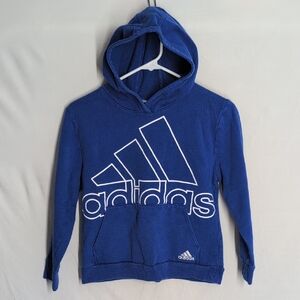 Adidas Kids Royal Blue Logo Hoodie
